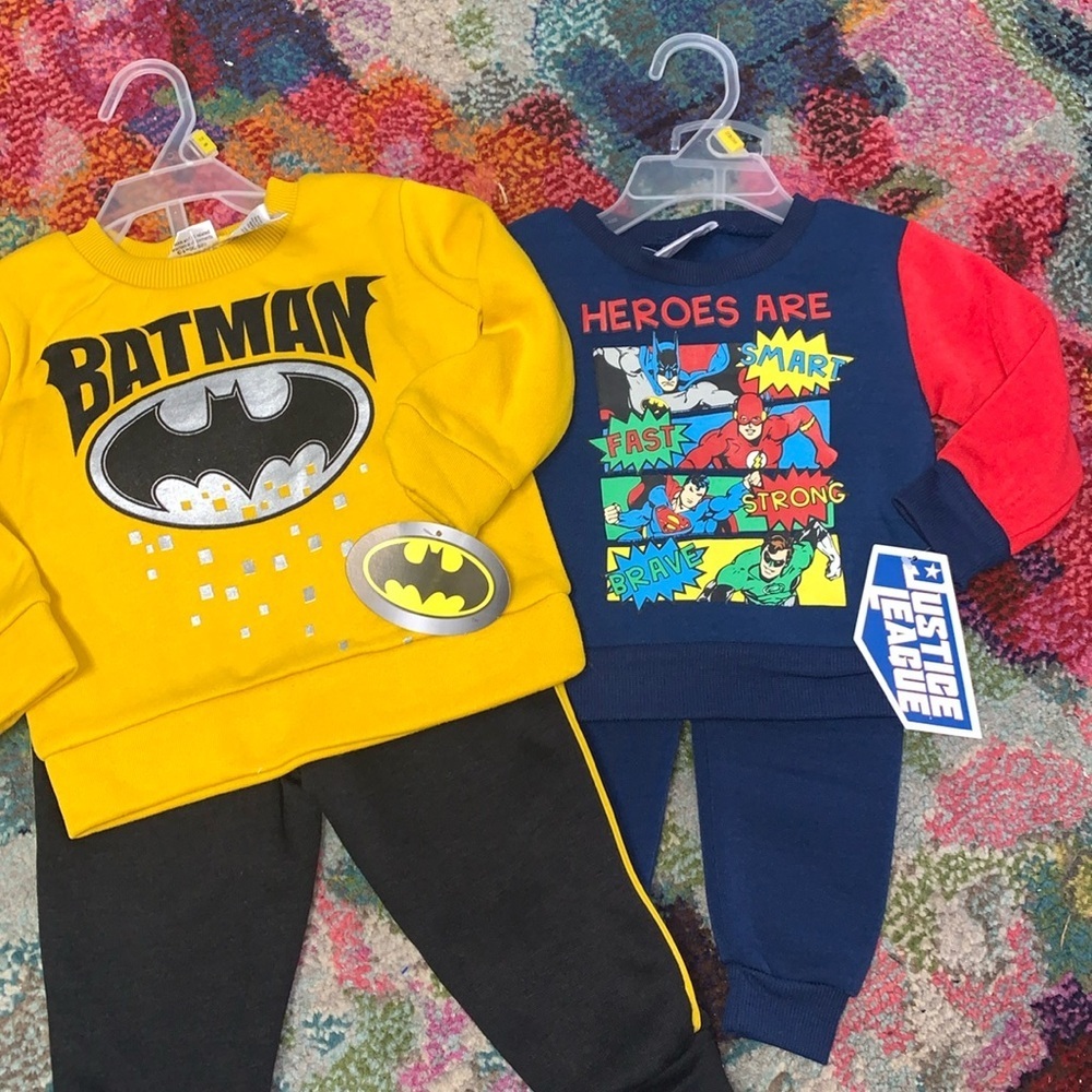 Justice League and Batman- little boys set